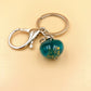 Handmade Murano Glass Bead Keychain, Venetian Charm, Colorful Key Ring Accessory