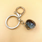 Handmade Murano Glass Bead Keychain, Venetian Charm, Colorful Key Ring Accessory