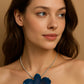 Pendant + Necklace, Dendrobium Orchid, made from real flowers.