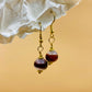 Handmade Murano Glass Dangle Earrings, Colorful Polka Dot Artisan Jewelry