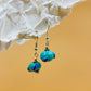 Handmade Murano Glass Dangle Earrings, Colorful Polka Dot Artisan Jewelry