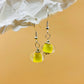 Handmade Murano Glass Dangle Earrings, Colorful Polka Dot Artisan Jewelry