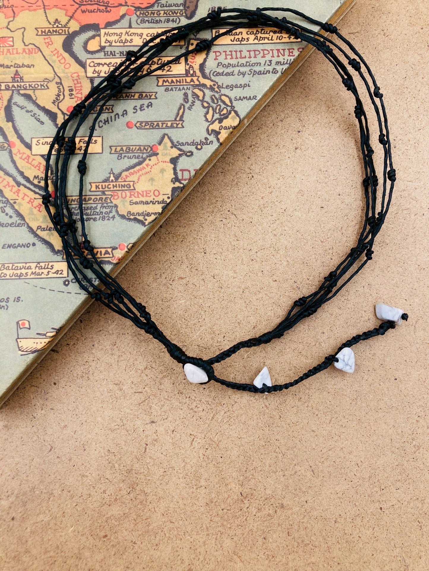 Natural stone necklaces and bracelets