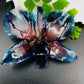 Real Orchid Flower Pendant, Preserved Resin Jewelry (Pin and Keychain Only)