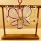 Real Orchid Flower Keychain, Preserved Resin Jewelry