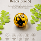 Murano Glass Beads[Size S]for Jewelry Making, Handmade Venetian, Colorful, DIY Craft Supplies