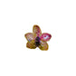 Real Orchid Flower Pendant, Preserved Resin Jewelry (Pin and Keychain Only)