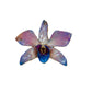 Real Orchid Flower Pendant, Preserved Resin Jewelry (Pin and Keychain Only)