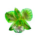 Real Orchid Flower Pendant, Preserved Resin Jewelry (Pin and Keychain Only)