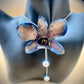 Pendant + Necklace, Dendrobium Orchid, made from real flowers.