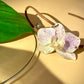 Pendant + necklace made from real orchids