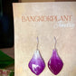 Orchid Petal Earrings made from real flowers